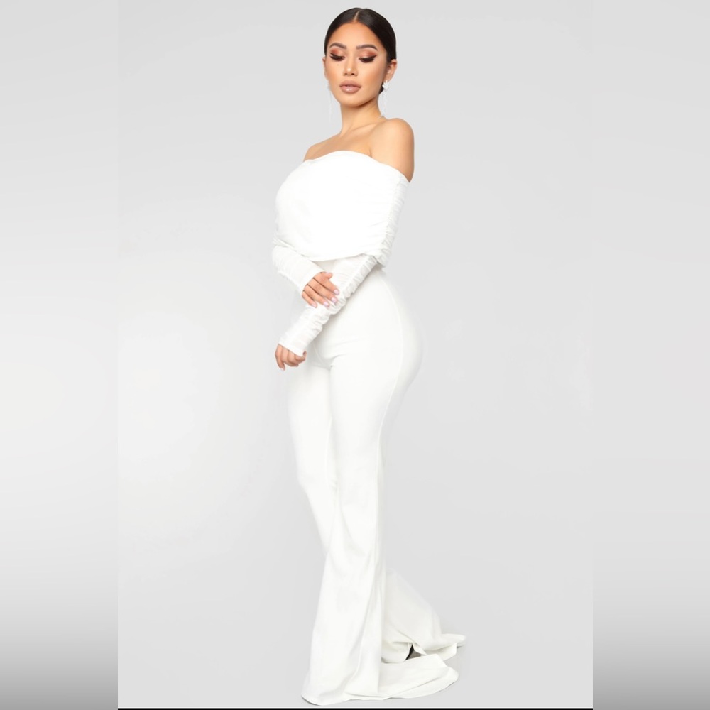 Fashion Nova Kendall Ruched Jumpsuit